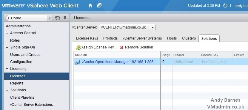 Vcenter operations manager license requirements